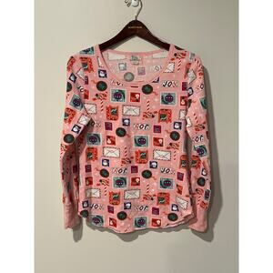 Old Navy, Christmas pajama shirt, Size Medium, 1467W